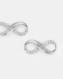 Infinite Joy Earrings in Rhodium Plated 925 Silver