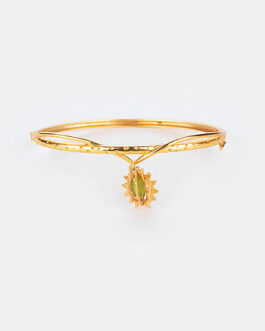 Magnifica Bloom Bangle in Gold Plated 925 Silver