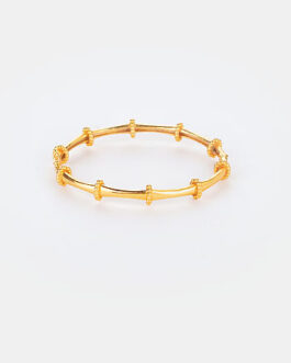 Rufida Bloom Bangle in Gold Plated 925 Silver