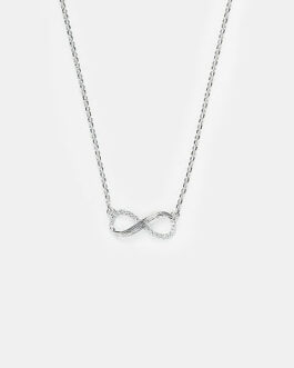 Infinite Joy Necklace in Rhodium Plated 925 Silver