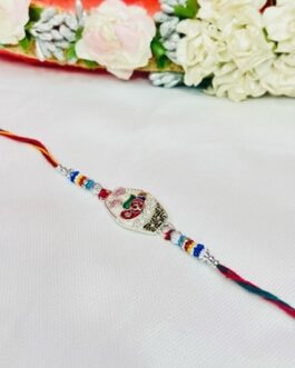 Silver Om Rakhi